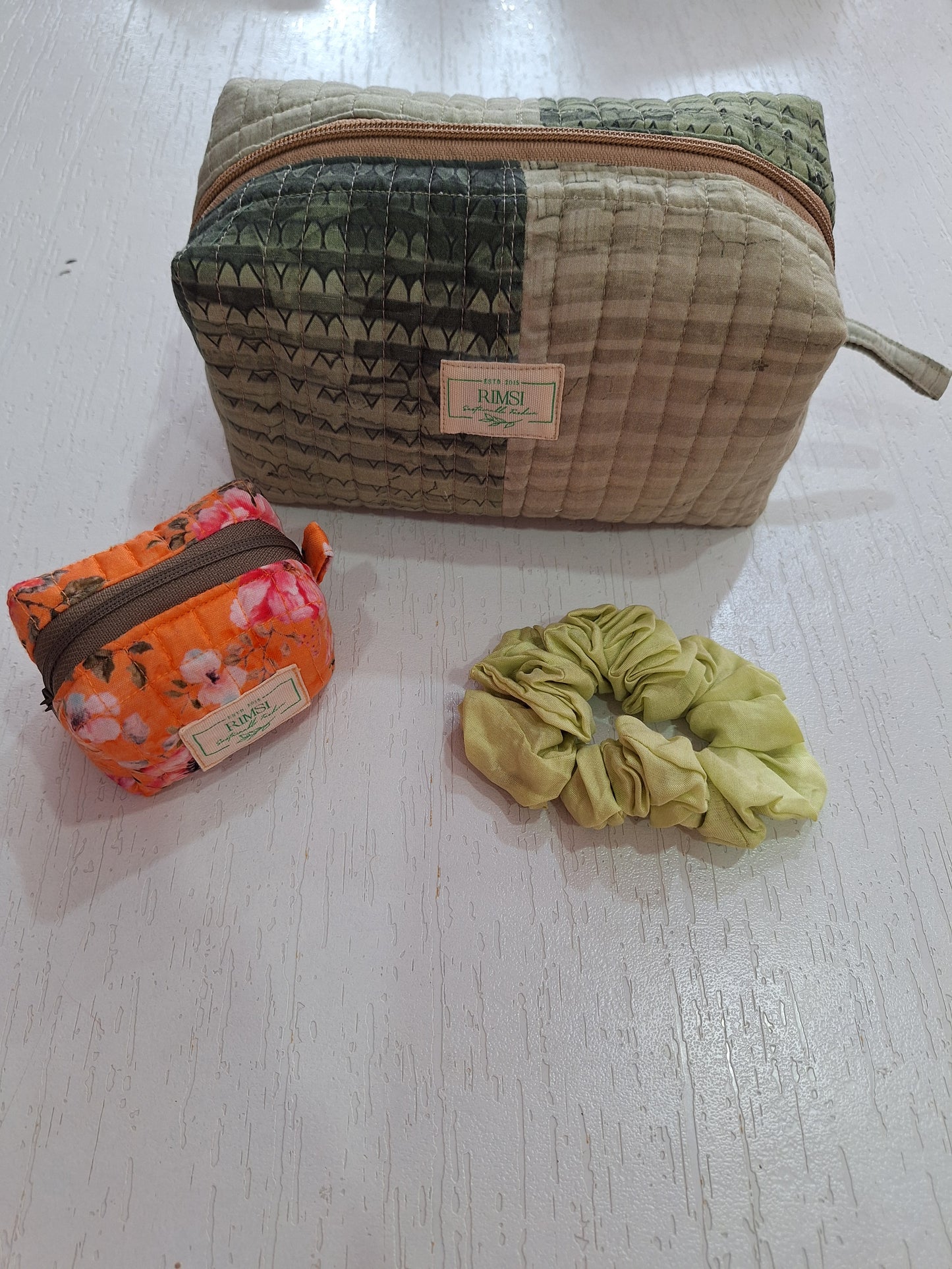 Pouch Bag + Coin/Airpod Bag + Scrunchies Combo (Style 24)