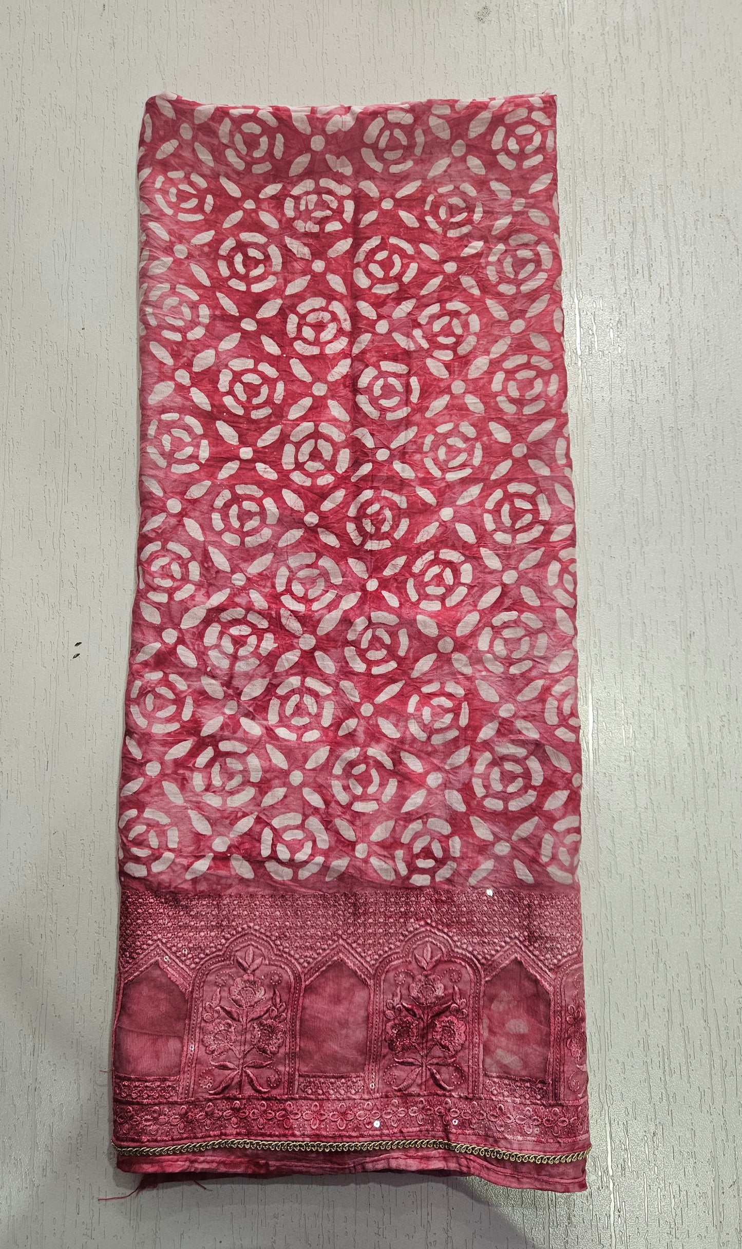 Modal Suit with Batik Print - Toxic (Pink)
