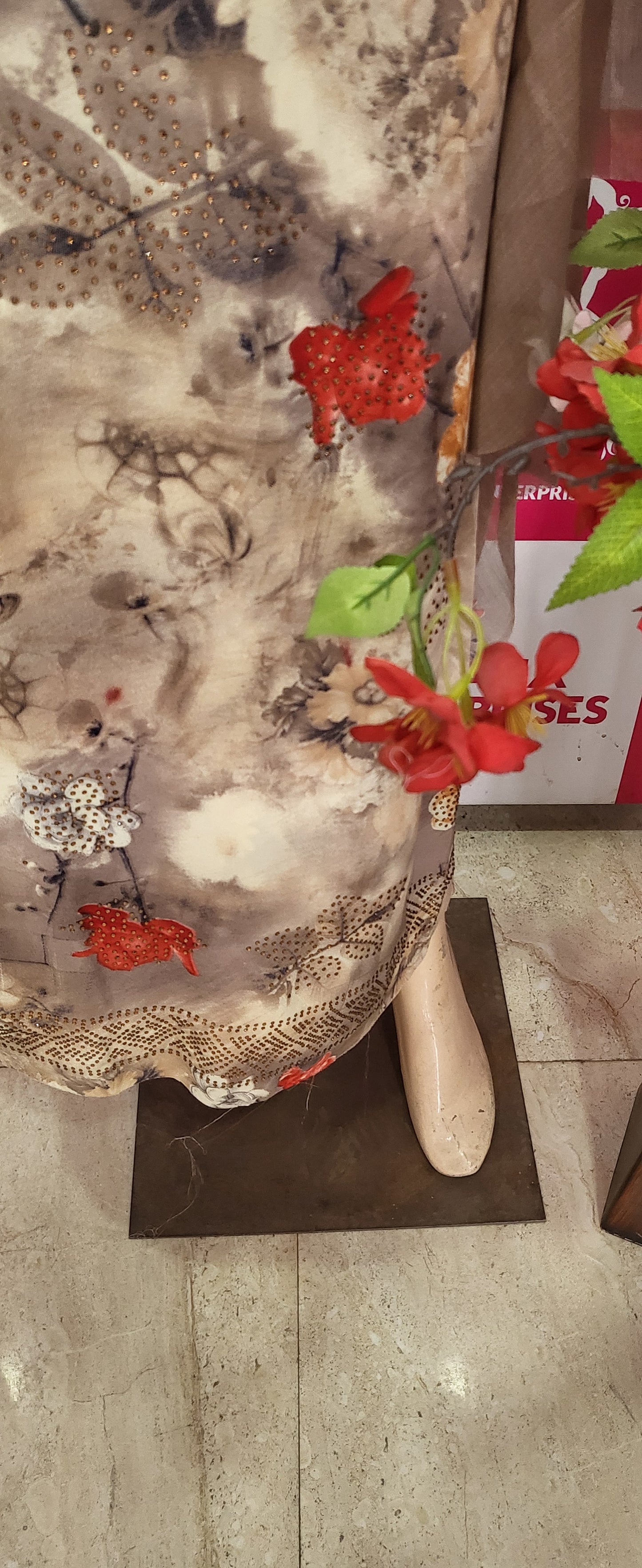 Kala Crepe Printed with Sarvoski Work - STYLE 2