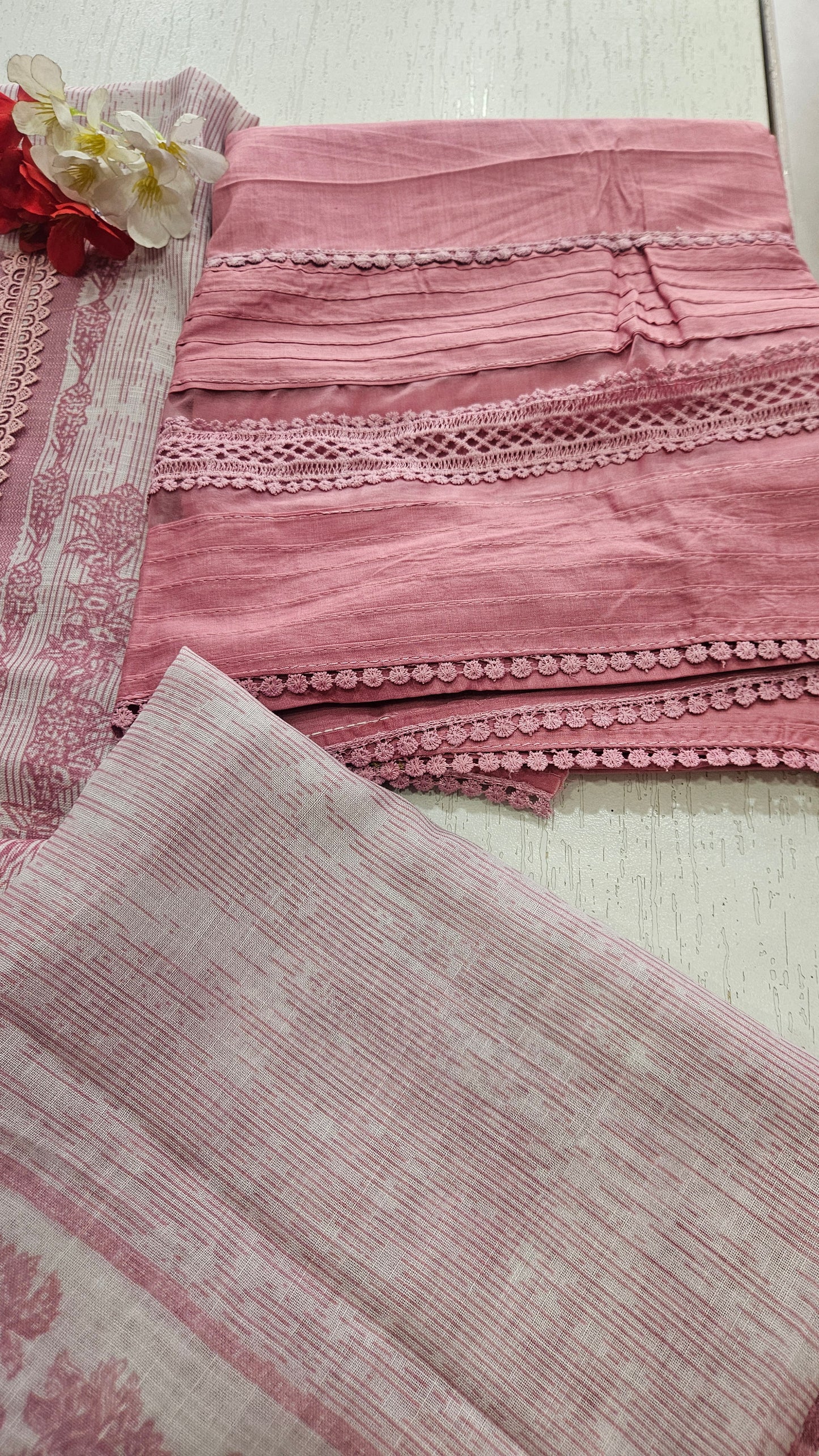 KVT Kacha Aam Linen Unstitched Suit