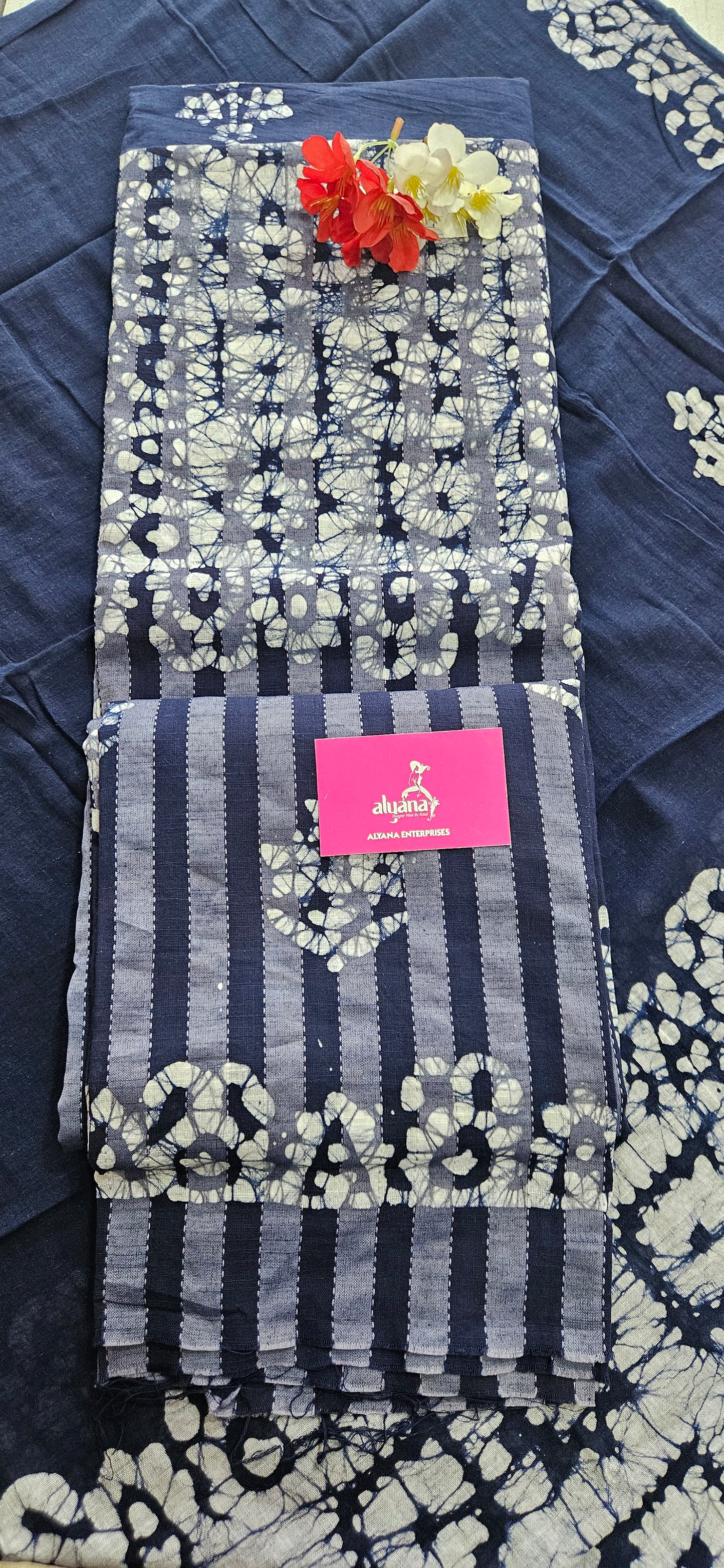 JV Neck Batik Pure Cotton Unstitched Suit 1