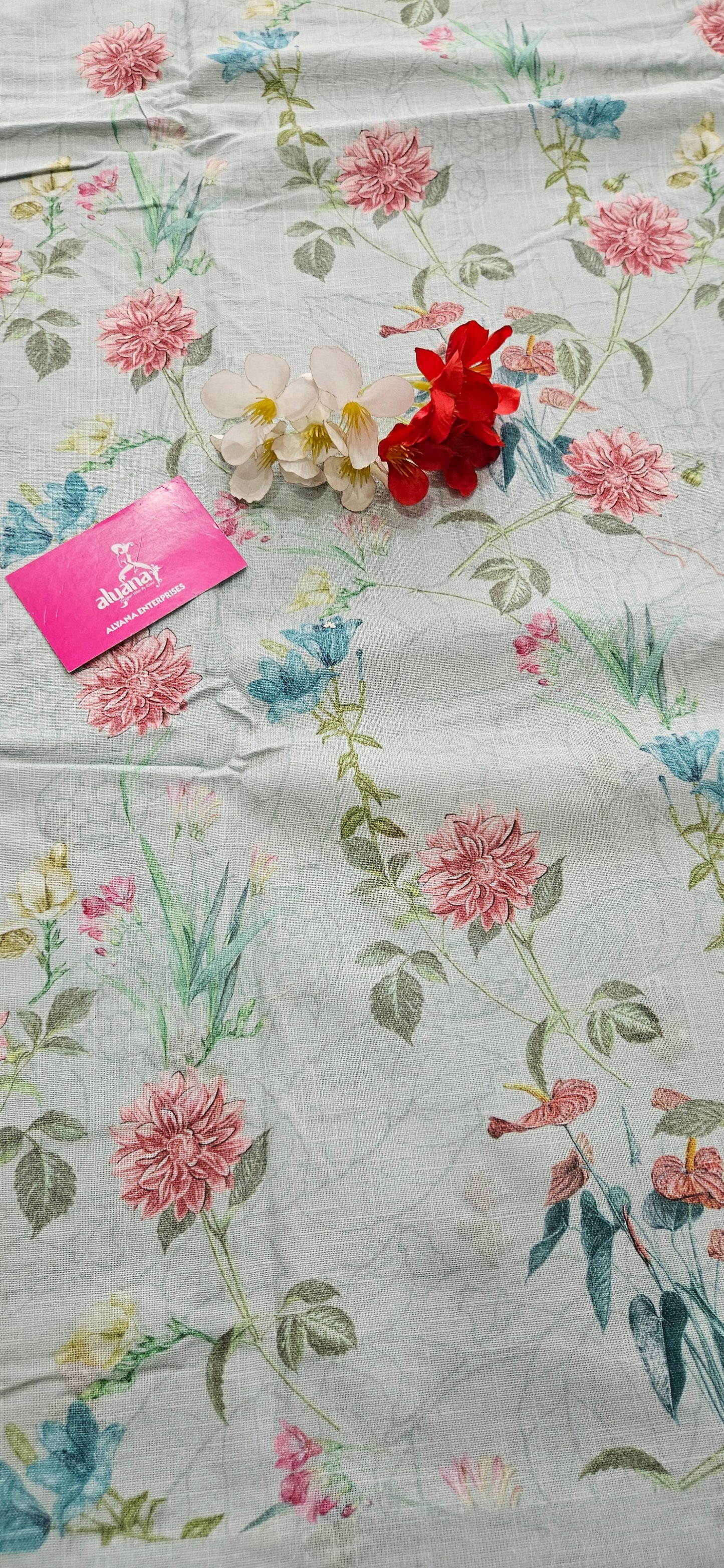 Saalvi Summer Shades Cotton Unstitched Suit 2