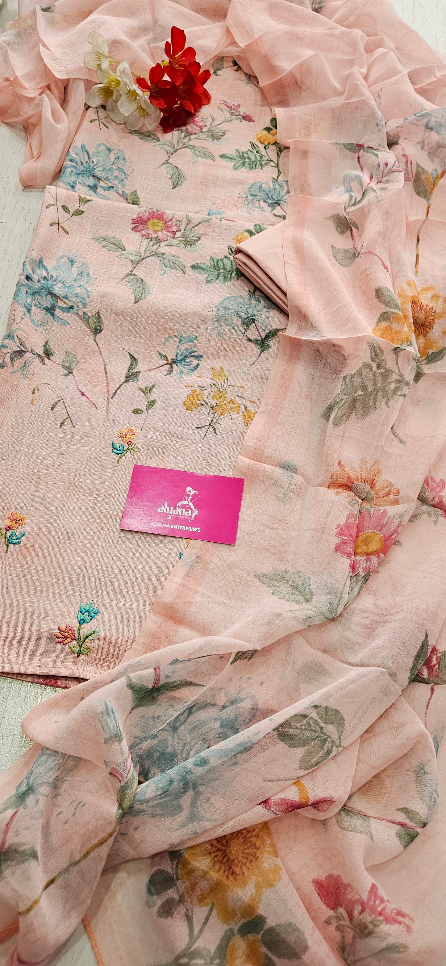 Saalvi Summer Shades Cotton Unstitched Suit 4