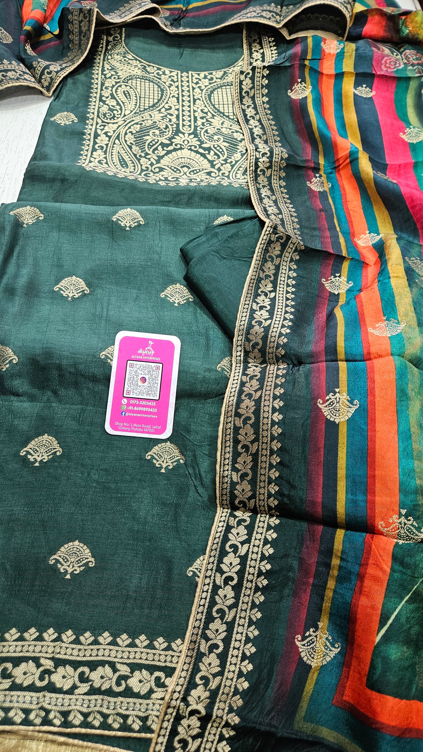 Kala Jaq 1851 Banarasi Unstitched Suit 5