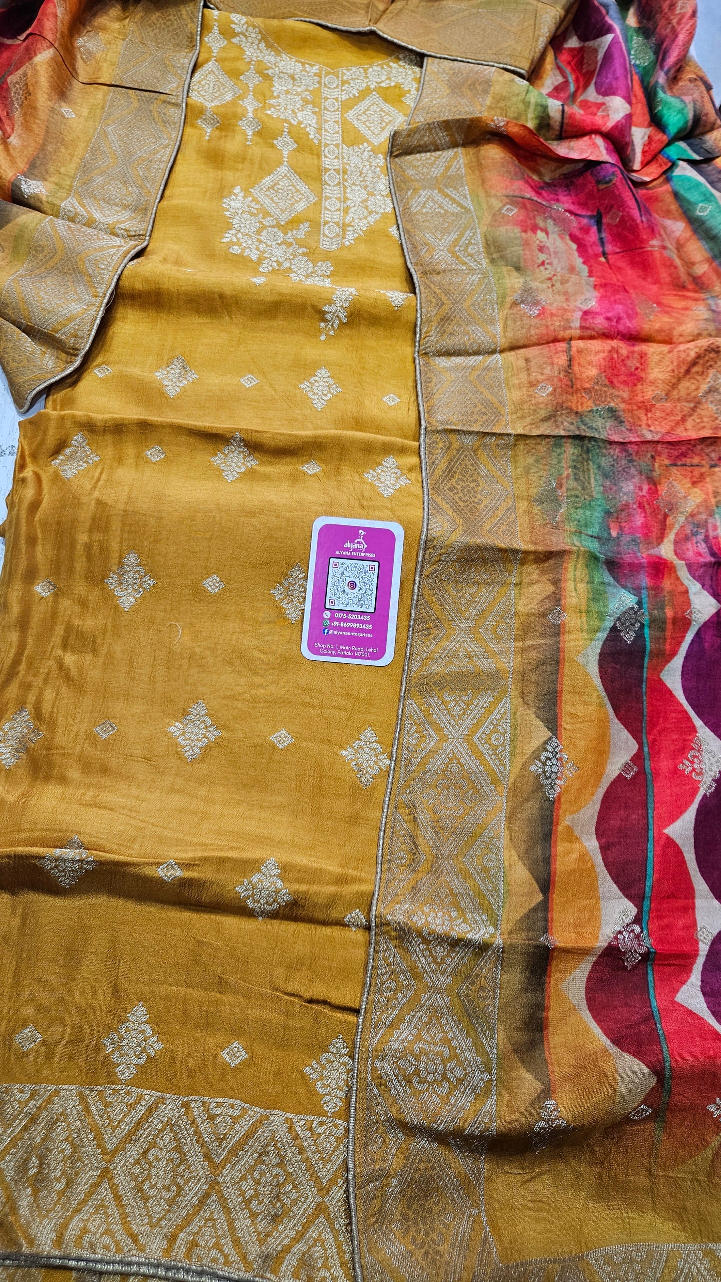 Kala Jaq 1851 Banarasi Unstitched Suit 4