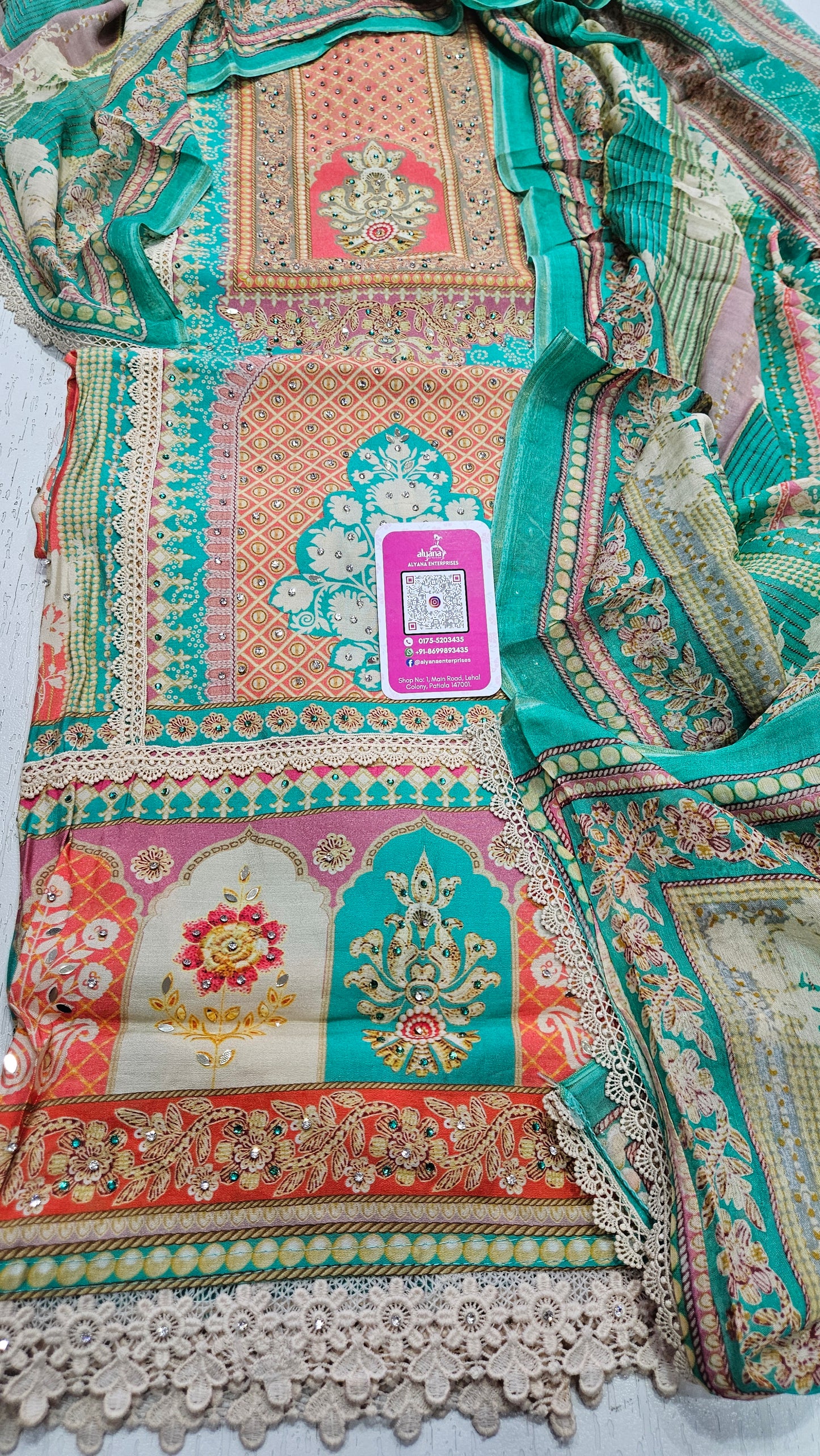 Madhav Shikha Muslin Suit 1