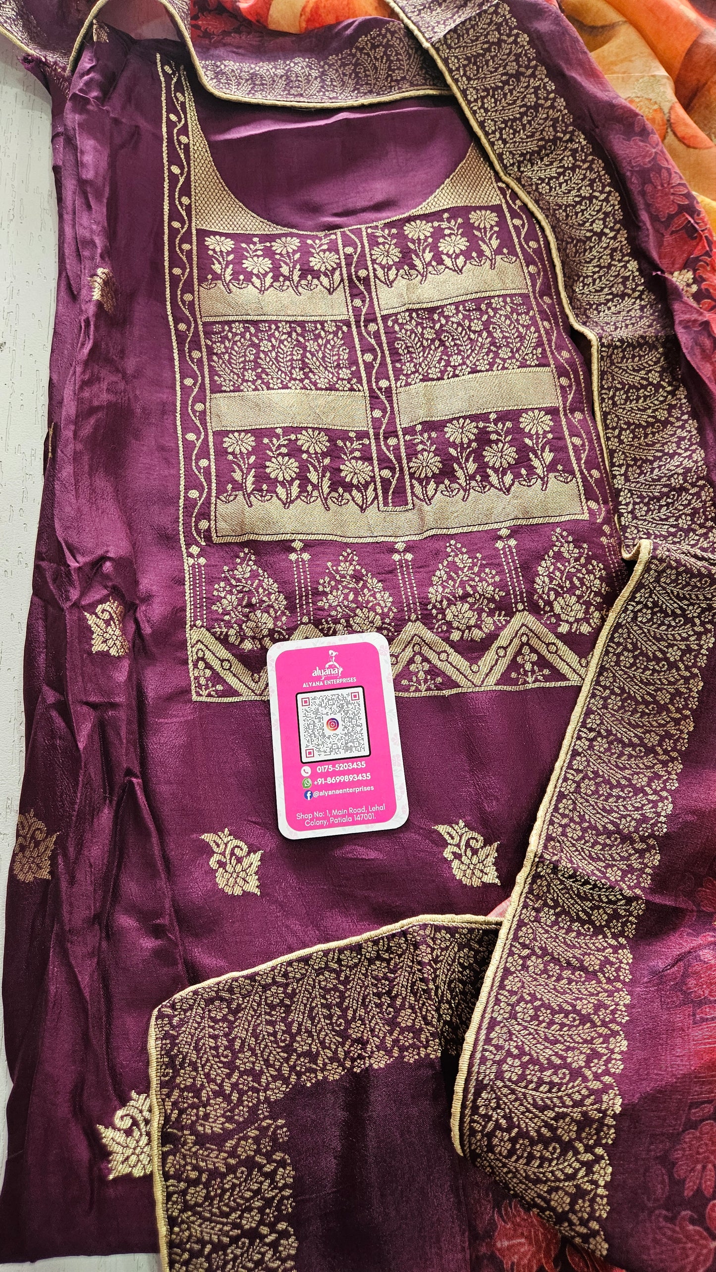 Kala Jaq 1851 Banarasi Unstitched Suit 1