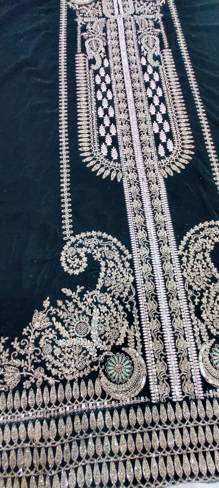 Velvet Suit with Embroidery - Style 2