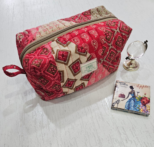 Trendy Printed Pouch Bag - Fabric (Style 19)