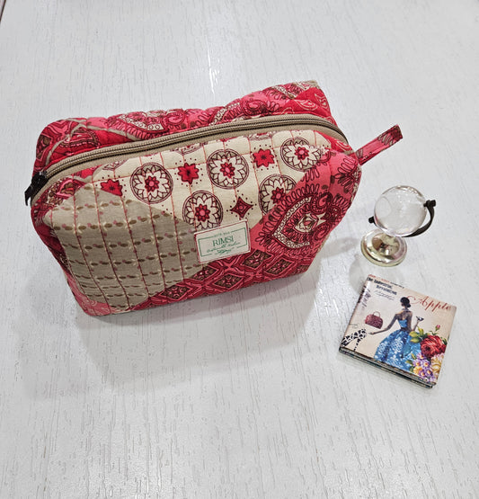Trendy Printed Pouch Bag - Fabric (Style 21)