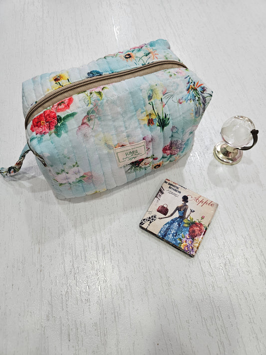 Trendy Printed Pouch Bag - Fabric (Style 23)