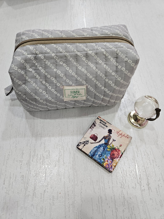 Trendy Printed Pouch Bag - Fabric (Style 26)