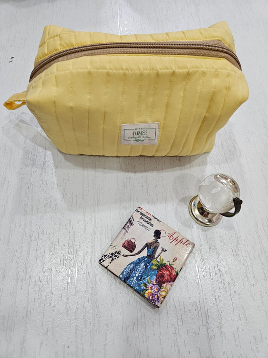 Trendy Printed Pouch Bag - Fabric (Style 31)