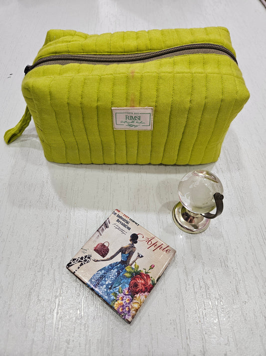Trendy Printed Pouch Bag - Fabric (Style 30)