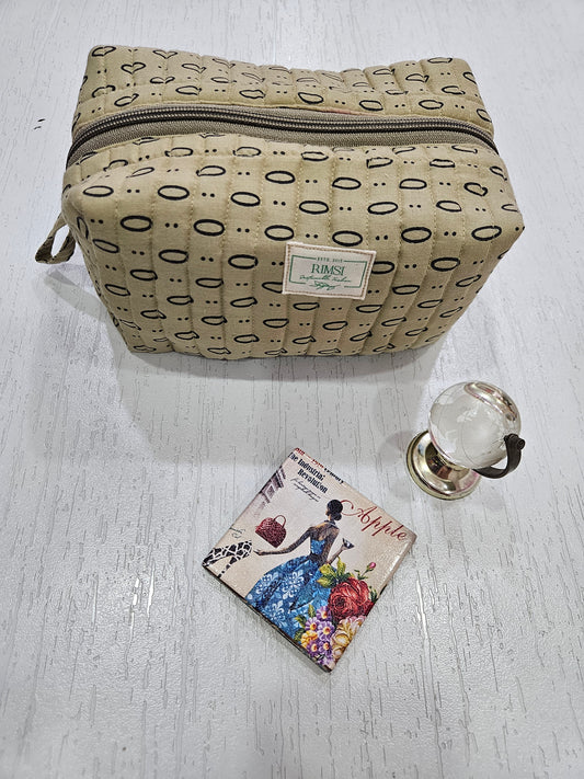 Trendy Printed Pouch Bag - Fabric (Style 28)