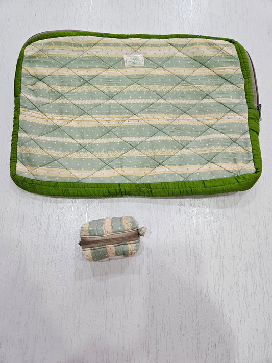 Laptop Sleeve + Coin/Airpod Bag Combo (Style 1)