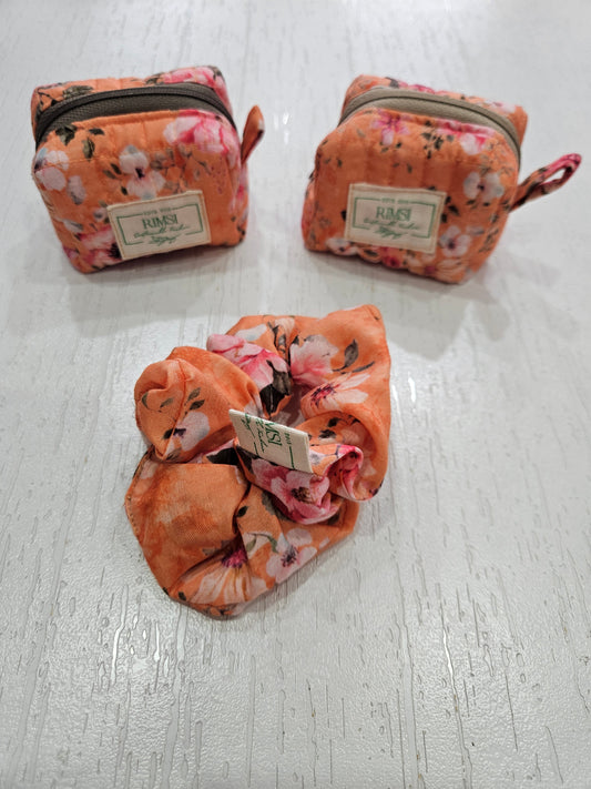 Coin/Airpod Bag + Scrunchies Combo (Style 1)
