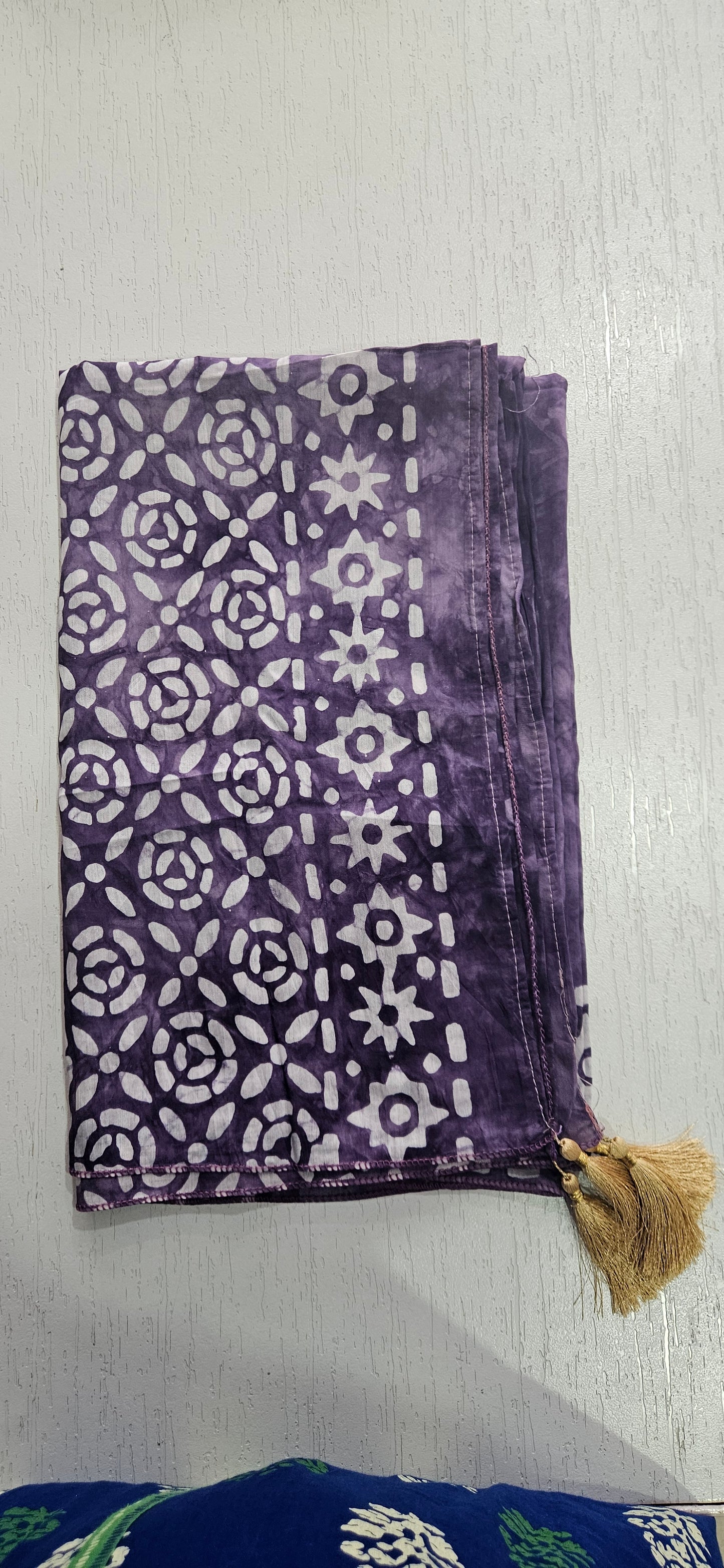Modal Suit with Batik Print - Toxic (Purple)