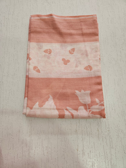 COTTON SUIT with LACE (Cotton Dupatta) Light Biscuit Color