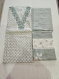 COTTON SUIT with LACE (Cotton Dupatta) Grey