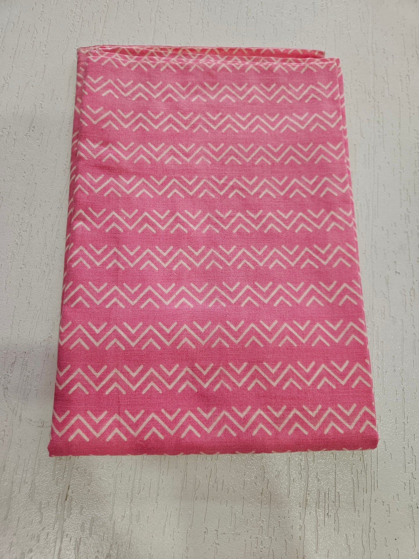 COTTON SUIT with LACE (Half Pure Dupatta) Pink