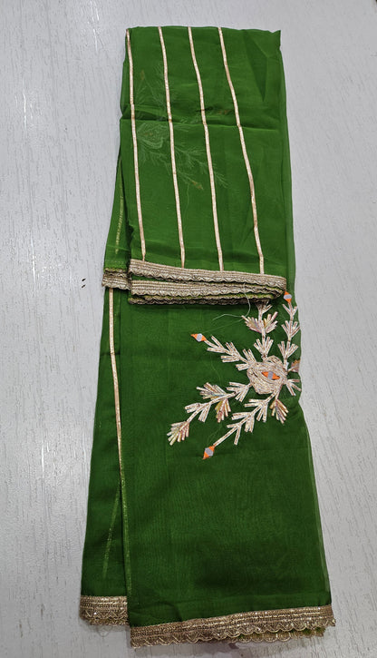 Organza Suit with Gota Work (Style 2)