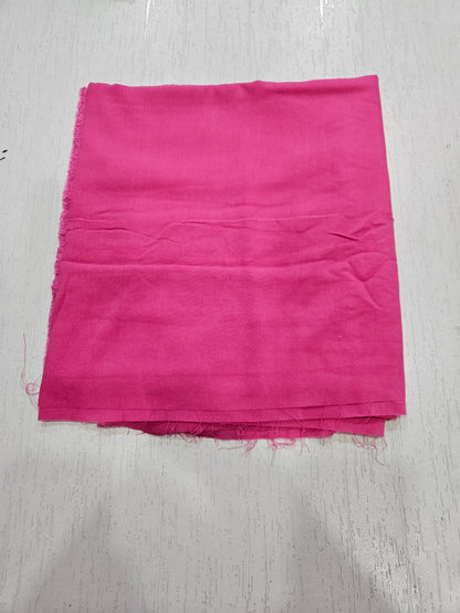 Linen Printed Suit - Lace on V Neck and Ghera (7059) Pink