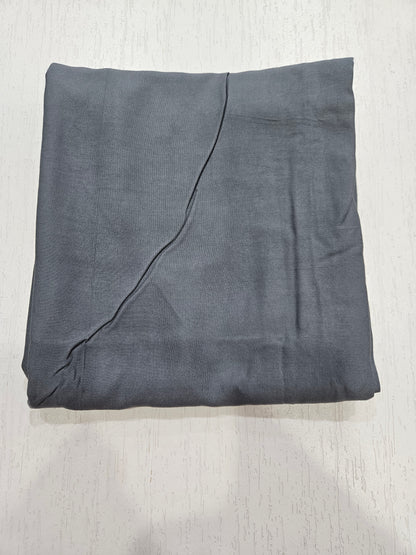 Linen Printed Suit - Lace on V Neck and Ghera (7059) Grey