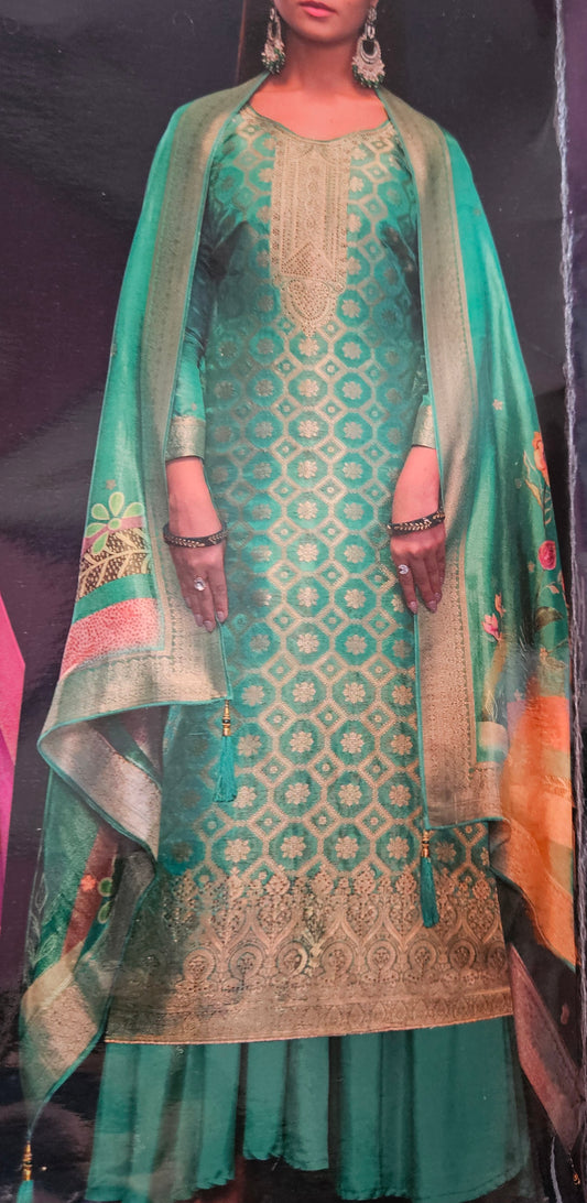 Shimmer Banarsi Suit Netra - Style 3