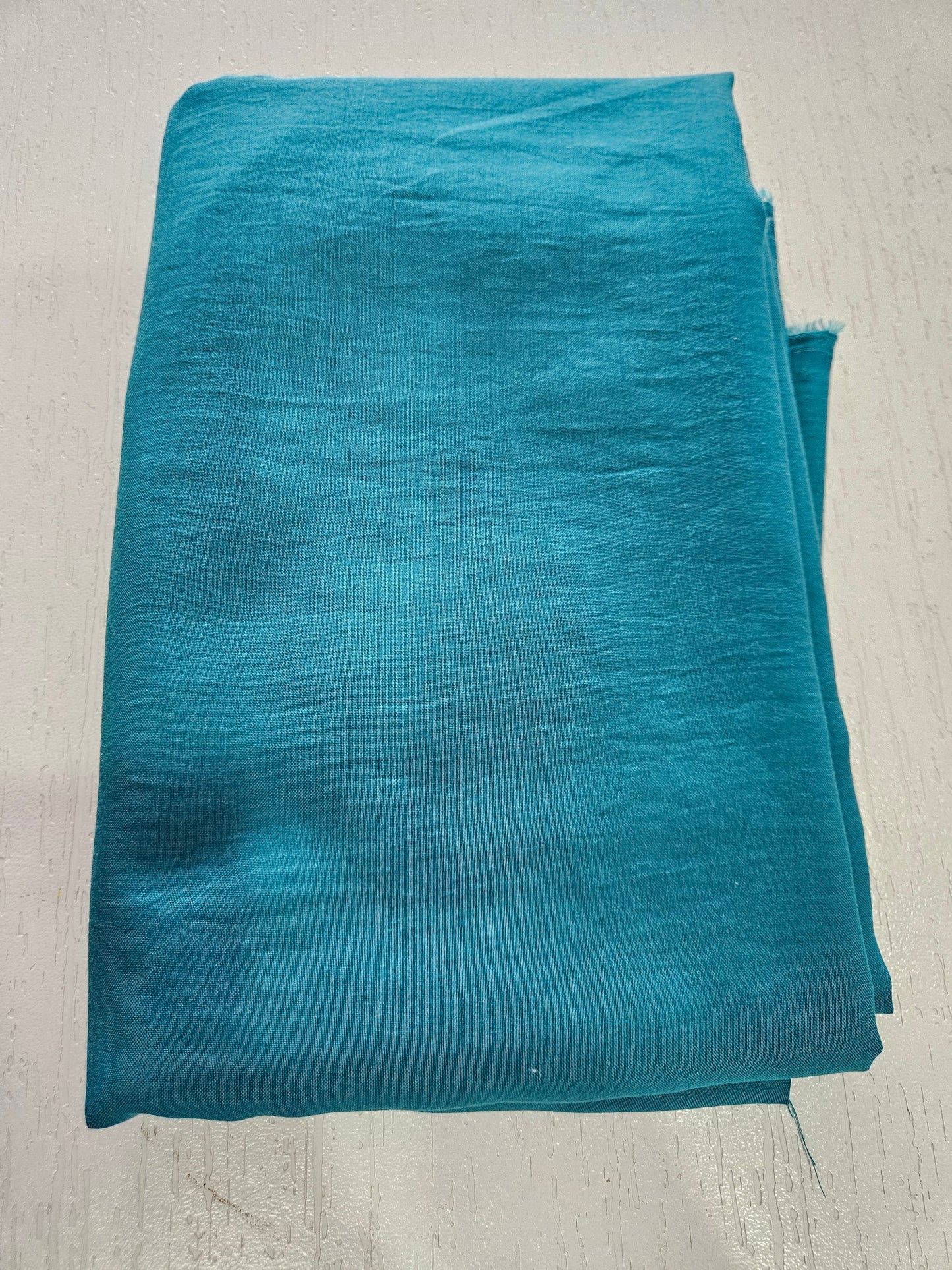 Muslin Suit with Zari Work - Norin Turquoise