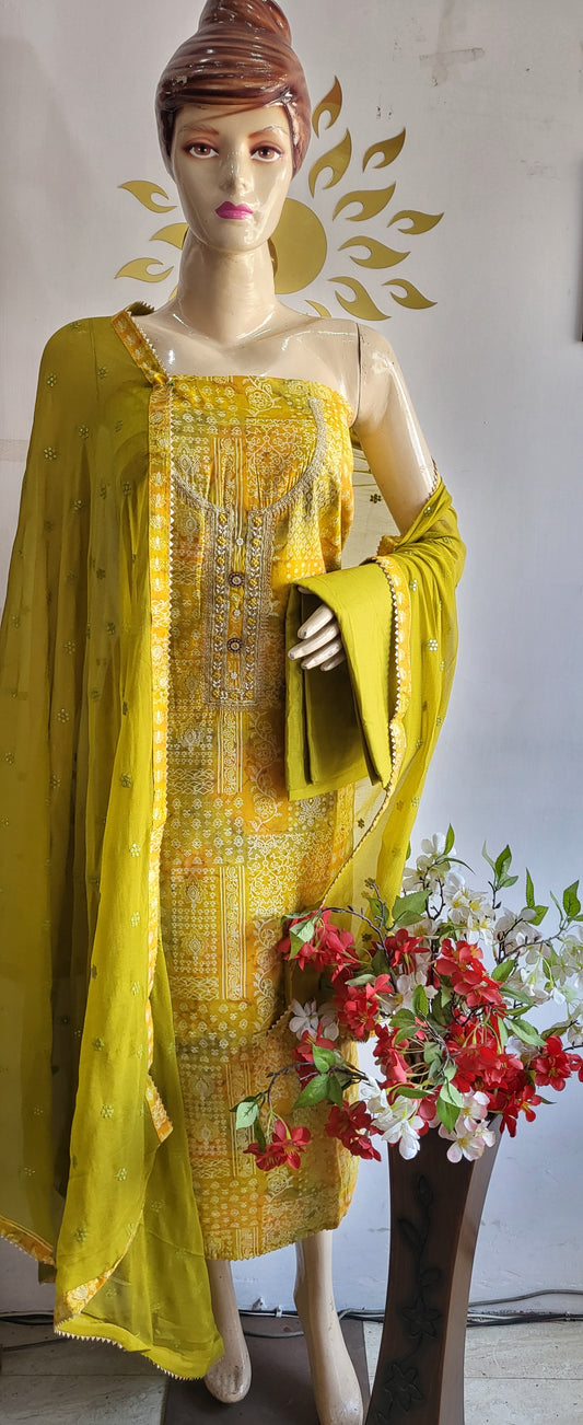 RAJDHANI MUSLIN SUIT