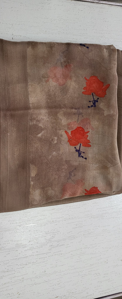 Kala Crepe Printed with Sarvoski Work - STYLE 1