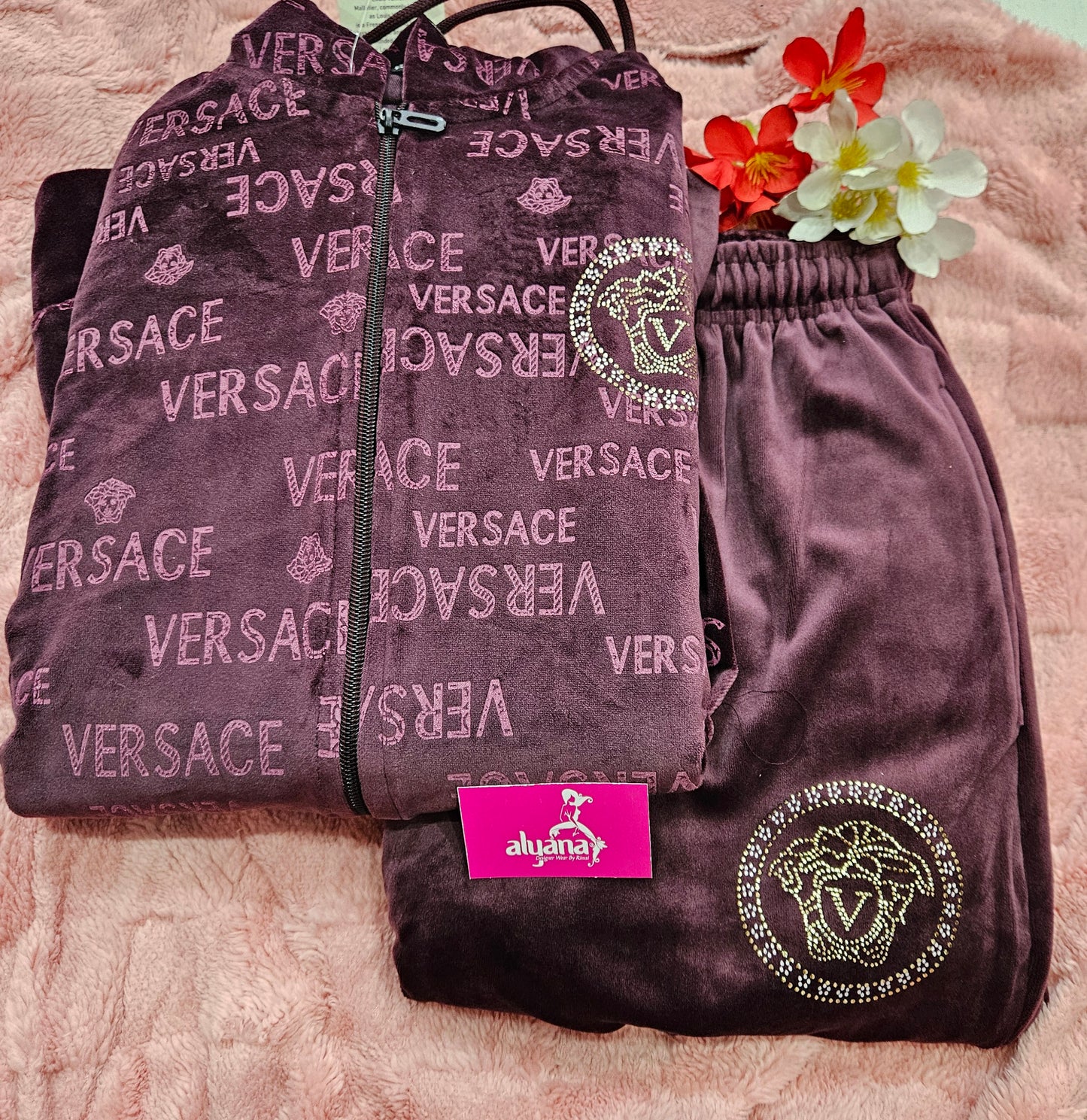 Velvet Night Suit - XL