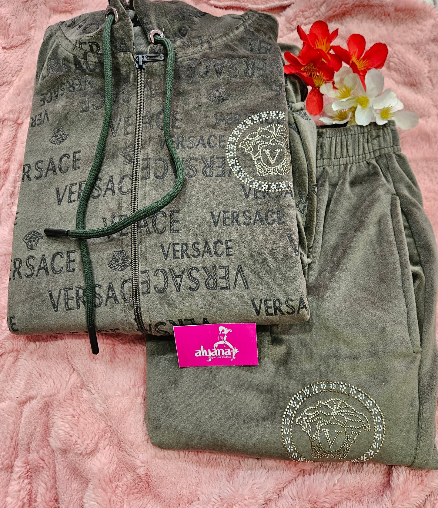 Velvet Night Suit - XL