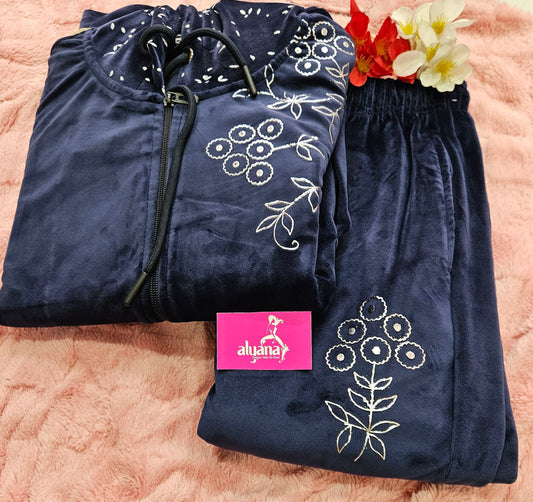 Velvet Night Suit - L