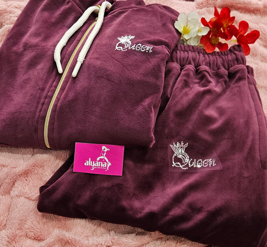 Velvet Night Suit - M