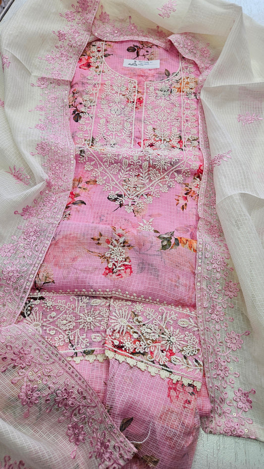 M8054 Kota Doriya Unstitched Suit 1