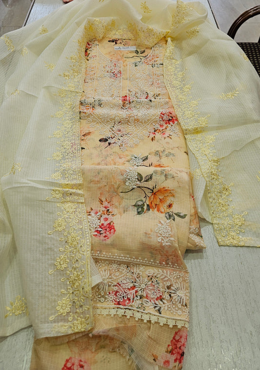 M8054 Kota Doriya Unstitched Suit 2