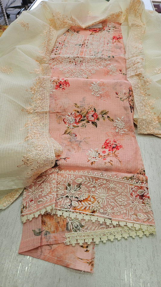 M8054 Kota Doriya Unstitched Suit 3