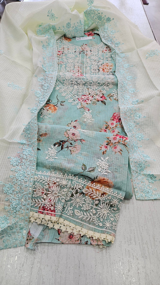M8054 Kota Doriya Unstitched Suit 4