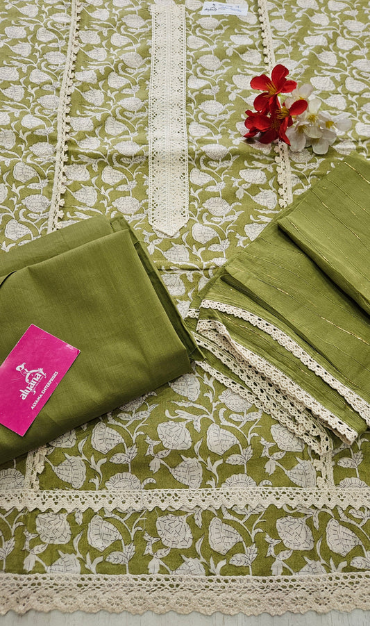 Salvi Summer Candy Cotton Unstitched Suit 1