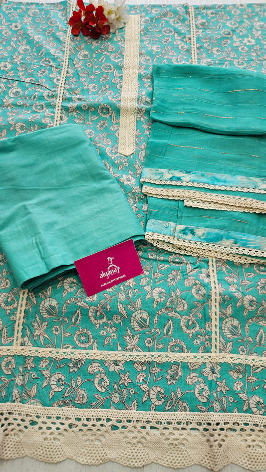 Salvi Summer Candy Cotton Unstitched Suit 3