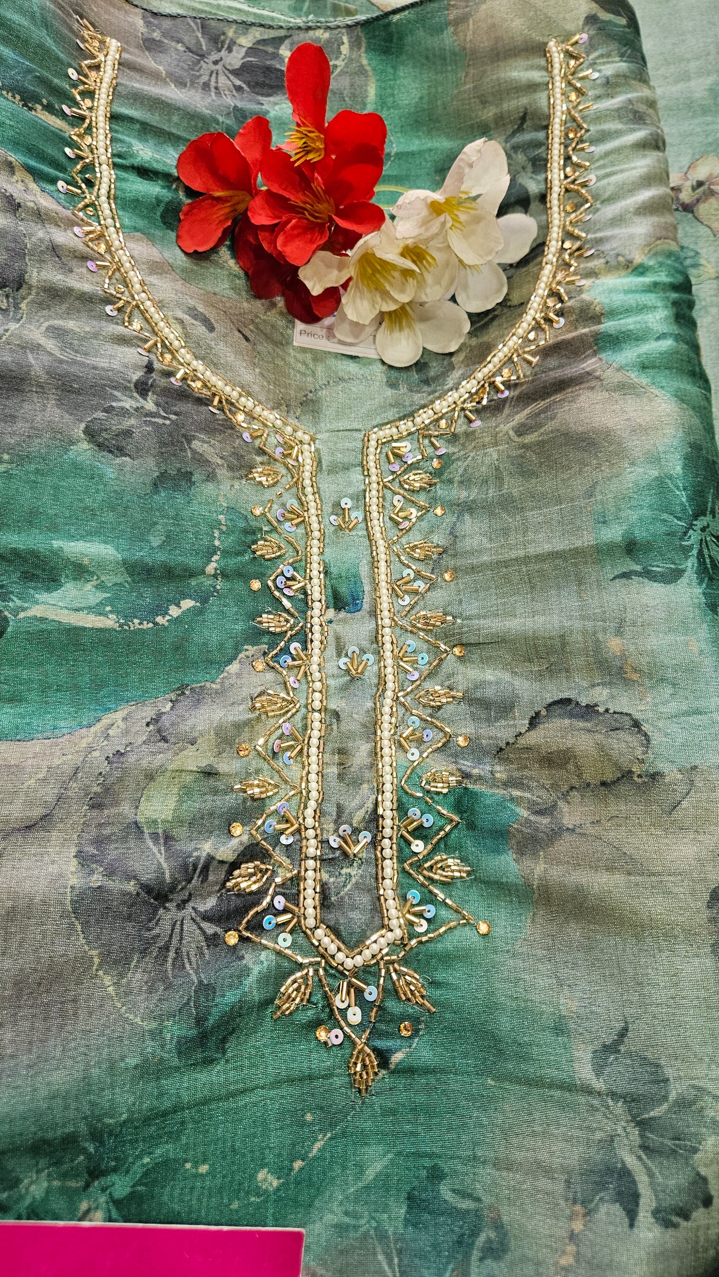 Sanam Tussar Silk Unstitched Suit 4