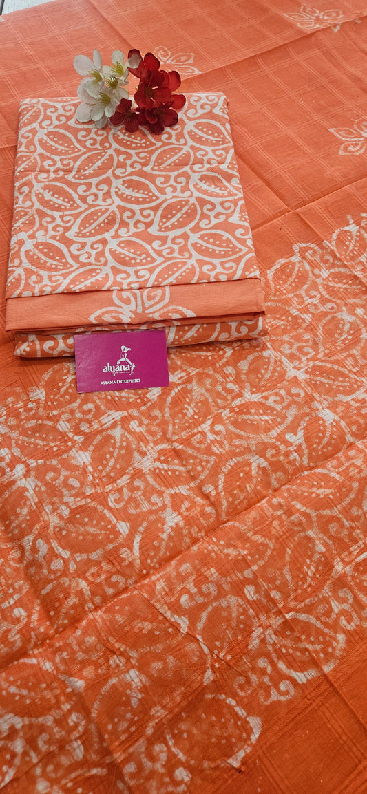 JV Heavy Batik Unstitched Suit 4