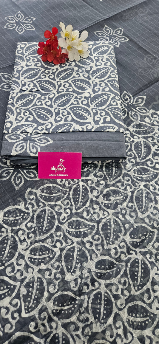 JV Heavy Batik Unstitched Suit 7