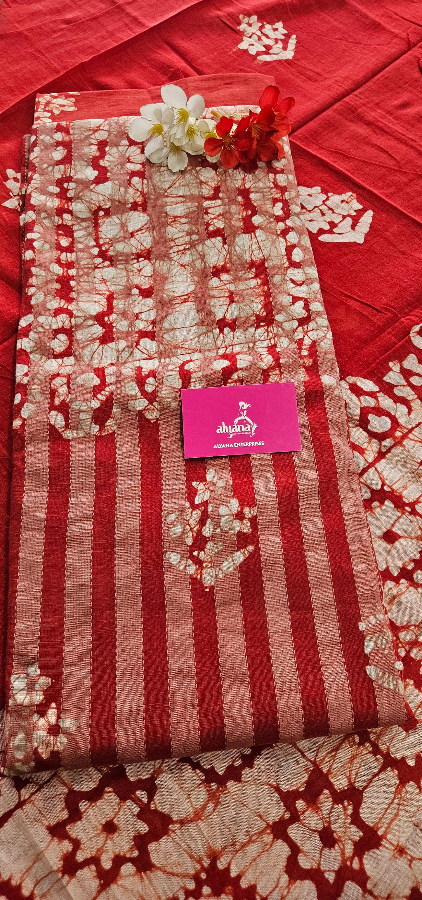 JV Neck Batik Pure Cotton Unstitched Suit 2