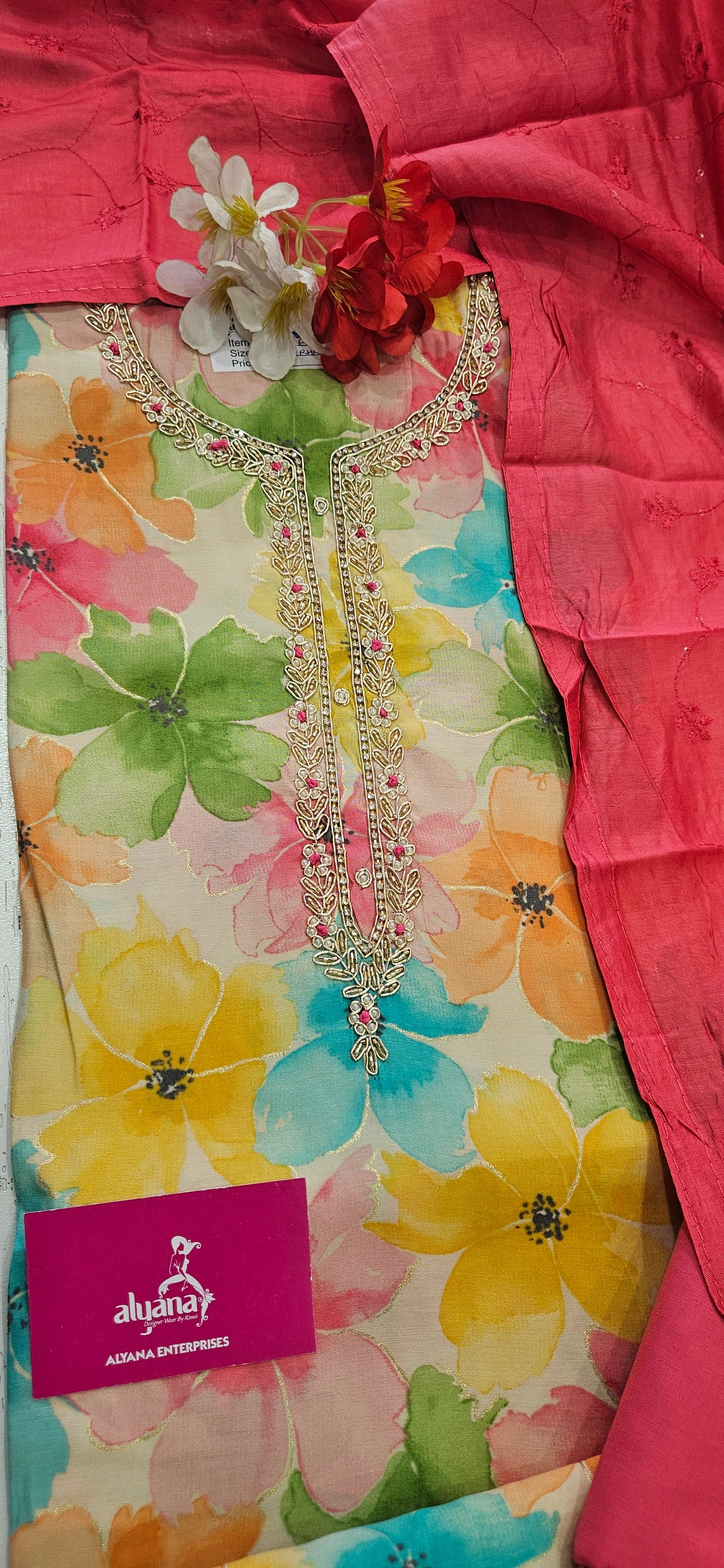 Vande Bharat Modal Muslin Unstitched Suit style 2