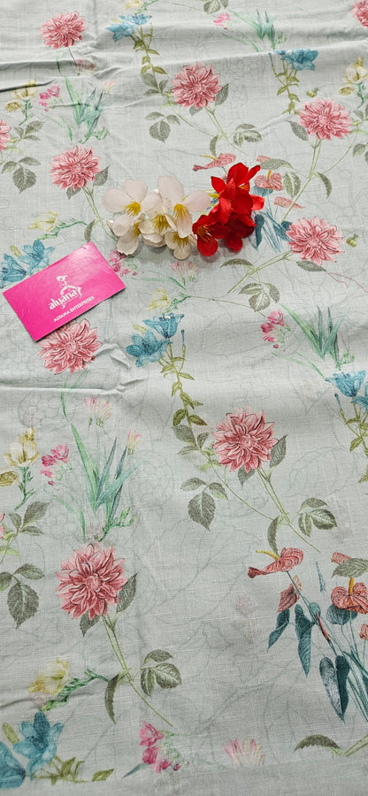 Saalvi Summer Shades Cotton Unstitched Suit 2