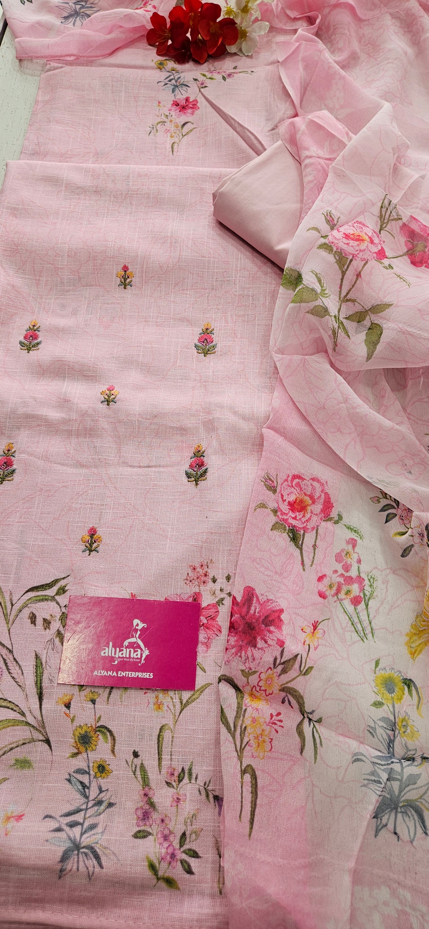 Saalvi Summer Shades Cotton Unstitched Suit 3