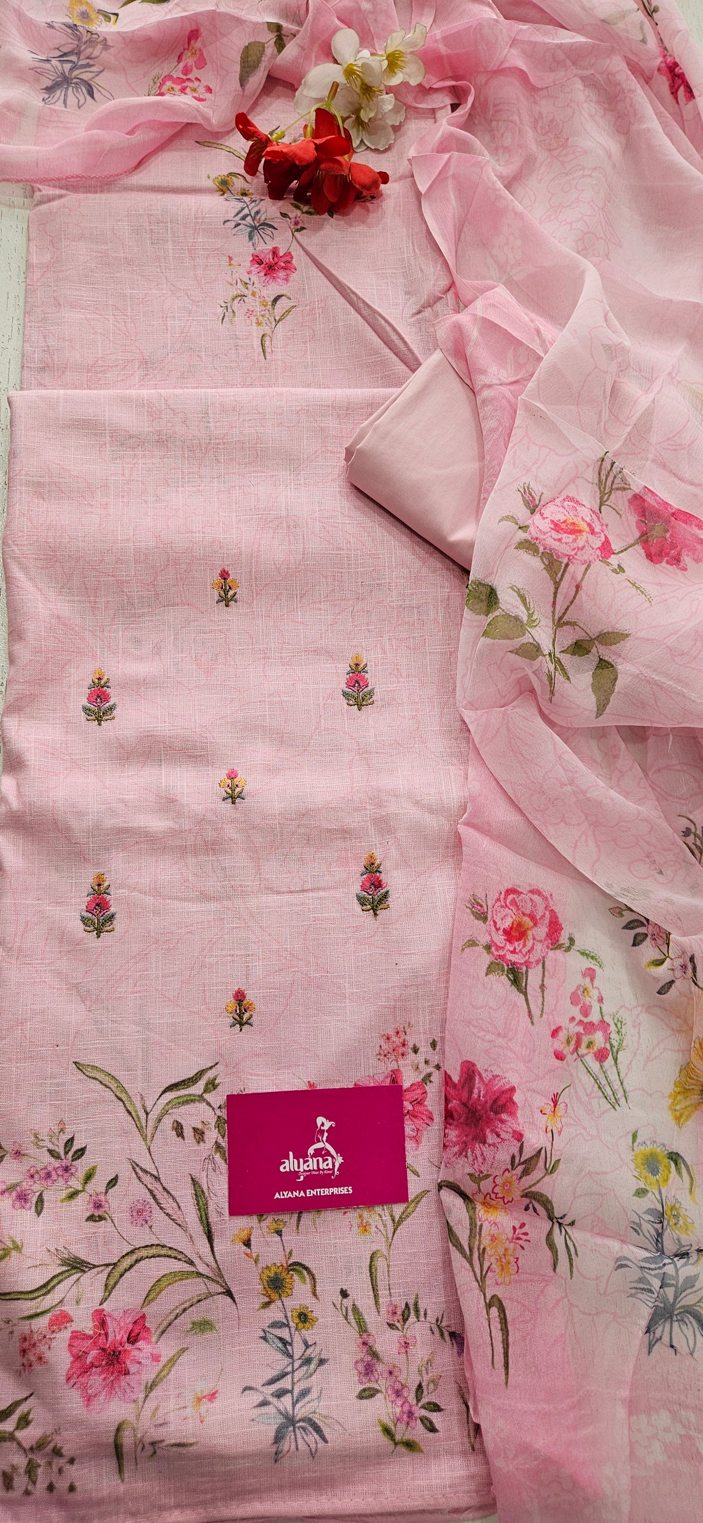 Saalvi Summer Shades Cotton Unstitched Suit 3